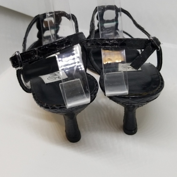 New Diane B. Milano snake skin sandals 6M - Picture 3 of 5